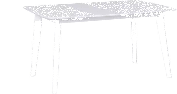 Beliani Mesa De Comedor Extensible Blanca Varios Tamaños SANFORD - Imagen 5