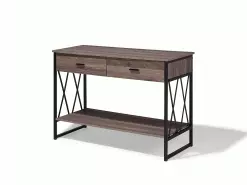 Beliani Consola Madera Oscura/gris Pardo 107 X 46 Cm AYDEN 16 Beliani Consola Madera Oscura/gris Pardo 107 X 46 Cm AYDEN -Mesas comercio undef src sa picid 683821 type whitesh image