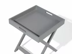 Beliani Mesa De Centro Gris 40 X 40 Cm CHESTER -Mesas comercio undef src sa picid 687535 type whitesh image