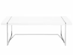 Beliani Mesa De Centro Blanca 120 X 60 Cm TULSA 12 Beliani Mesa De Centro Blanca 120 X 60 Cm TULSA -Mesas comercio undef src sa picid 693793 type whitesh image