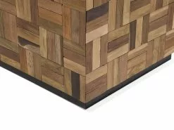 Beliani Mesa De Centro De Madera De Teca Oscura 45 X 45 Cm GAMETI -Mesas comercio undef src sa picid 704549 type whitesh image