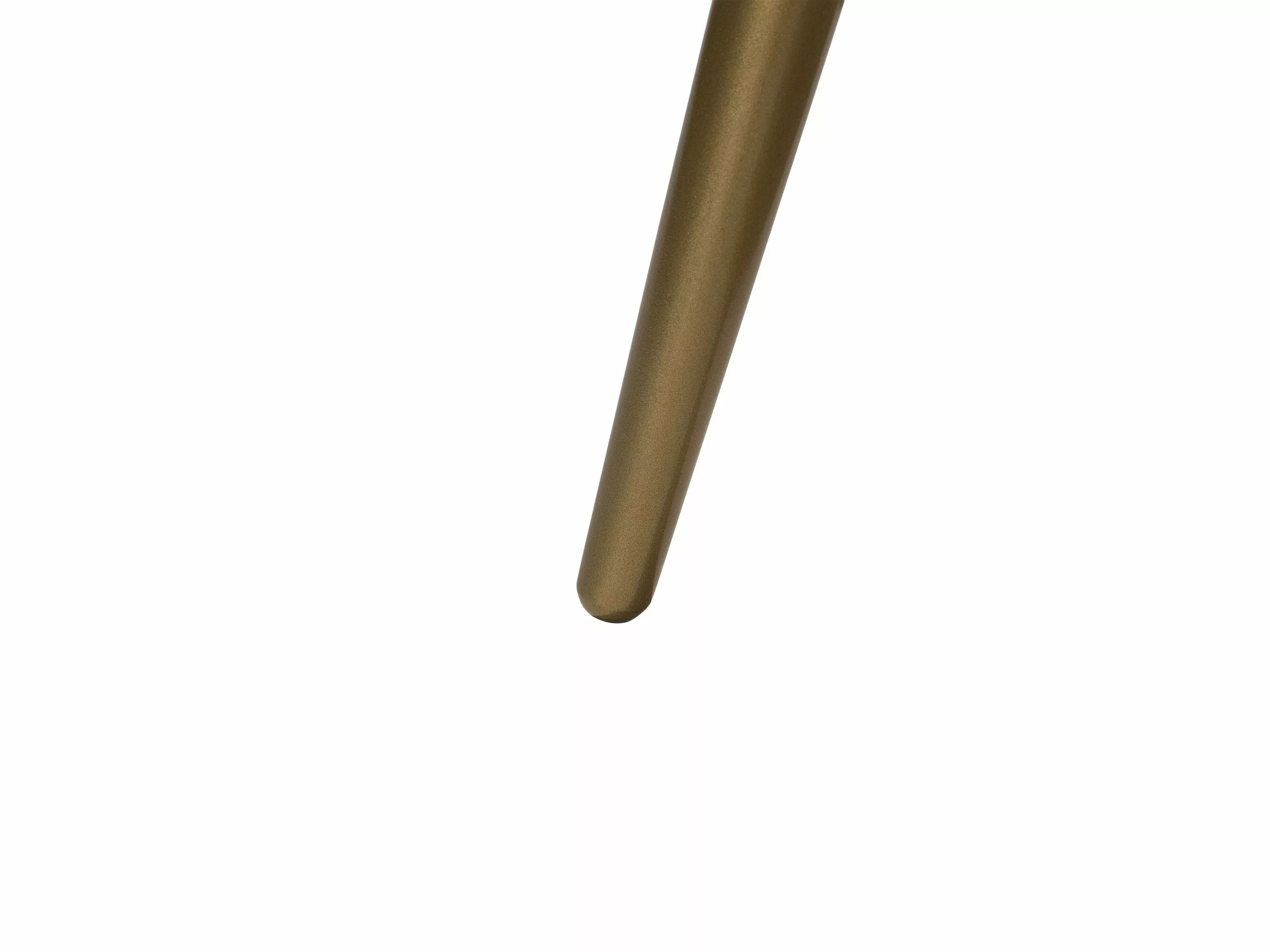 Beliani Mesa Auxiliar Blanco/dorado ⌀ 44 Cm RAMONA - Imagen 9