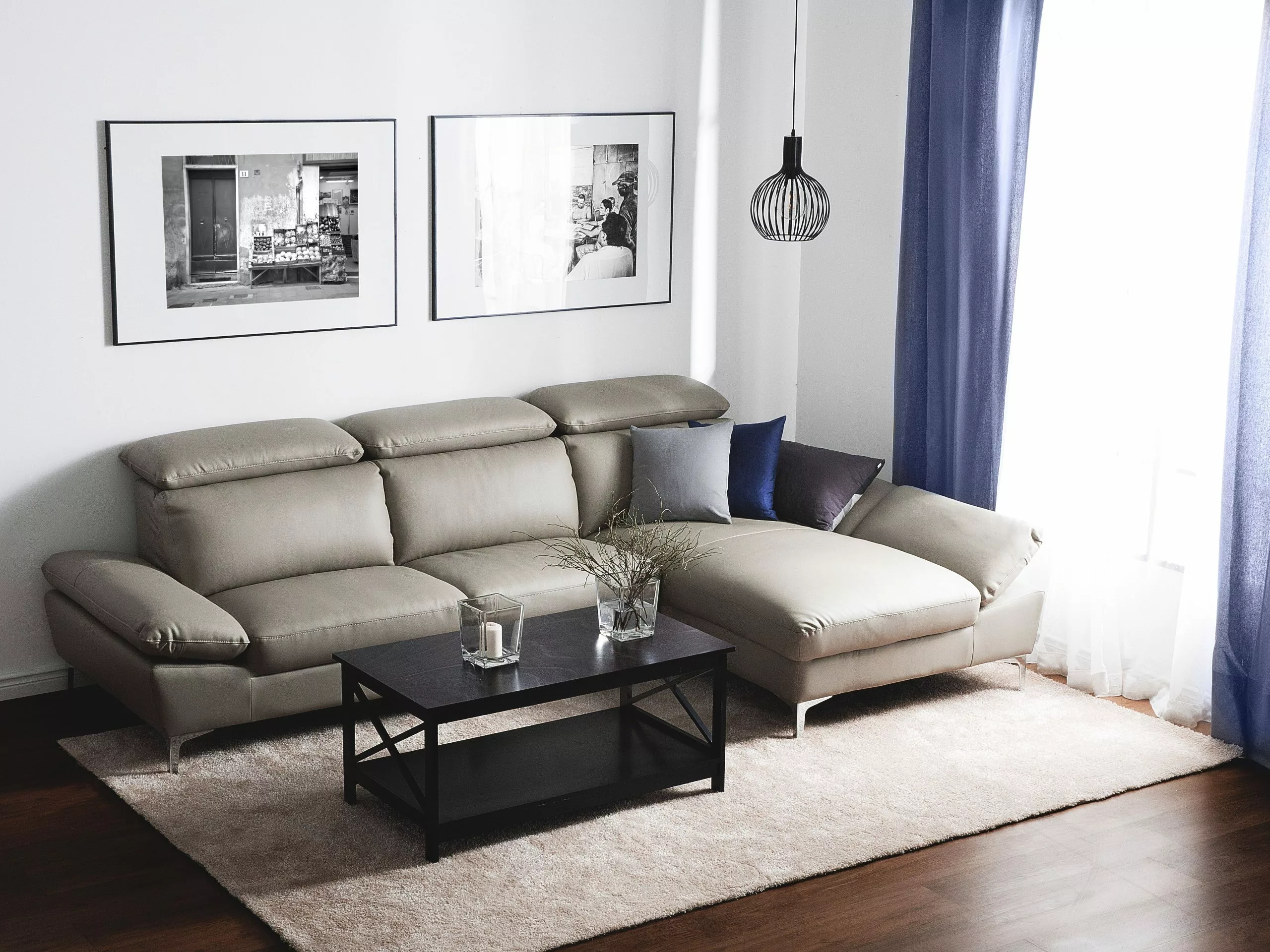 Beliani Mesa De Centro Negra 101 X 55 Cm FOSTER 6 Beliani Mesa De Centro Negra 101 X 55 Cm FOSTER - Imagen 4