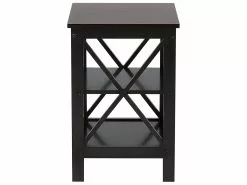 Beliani Mesa Auxiliar Negra 40 X 40 Cm FOSTER 16 Beliani Mesa Auxiliar Negra 40 X 40 Cm FOSTER -Mesas comercio undef src sa picid 710454 type whitesh image