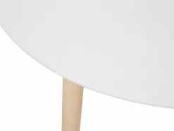 Beliani Mesa De Comedor Blanco/madera Clara Varios Tamaños BOVIO -Mesas comercio undef src sa picid 713256 type whitesh image