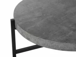 Beliani Mesa De Centro Gris Claro ⌀ 75 Cm BONITA -Mesas comercio undef src sa picid 717333 type whitesh image