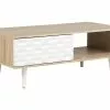 Beliani Mesa De Centro Madera Clara/blanco 120 X 60 Cm SWANSEA -Mesas comercio undef src sa picid 722614 type whitesh image