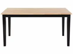 Beliani Mesa De Comedor De Madera De Caucho Clara/negro 150 X 90 Cm GEORGIA 15 Beliani Mesa De Comedor De Madera De Caucho Clara/negro 150 X 90 Cm GEORGIA -Mesas comercio undef src sa picid 735865 type whitesh image