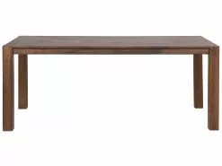 Beliani Mesa De Comedor De Madera De Roble Oscura Varios Tamaños NATURA 16 Beliani Mesa De Comedor De Madera De Roble Oscura Varios Tamaños NATURA -Mesas comercio undef src sa picid 736548 type whitesh image