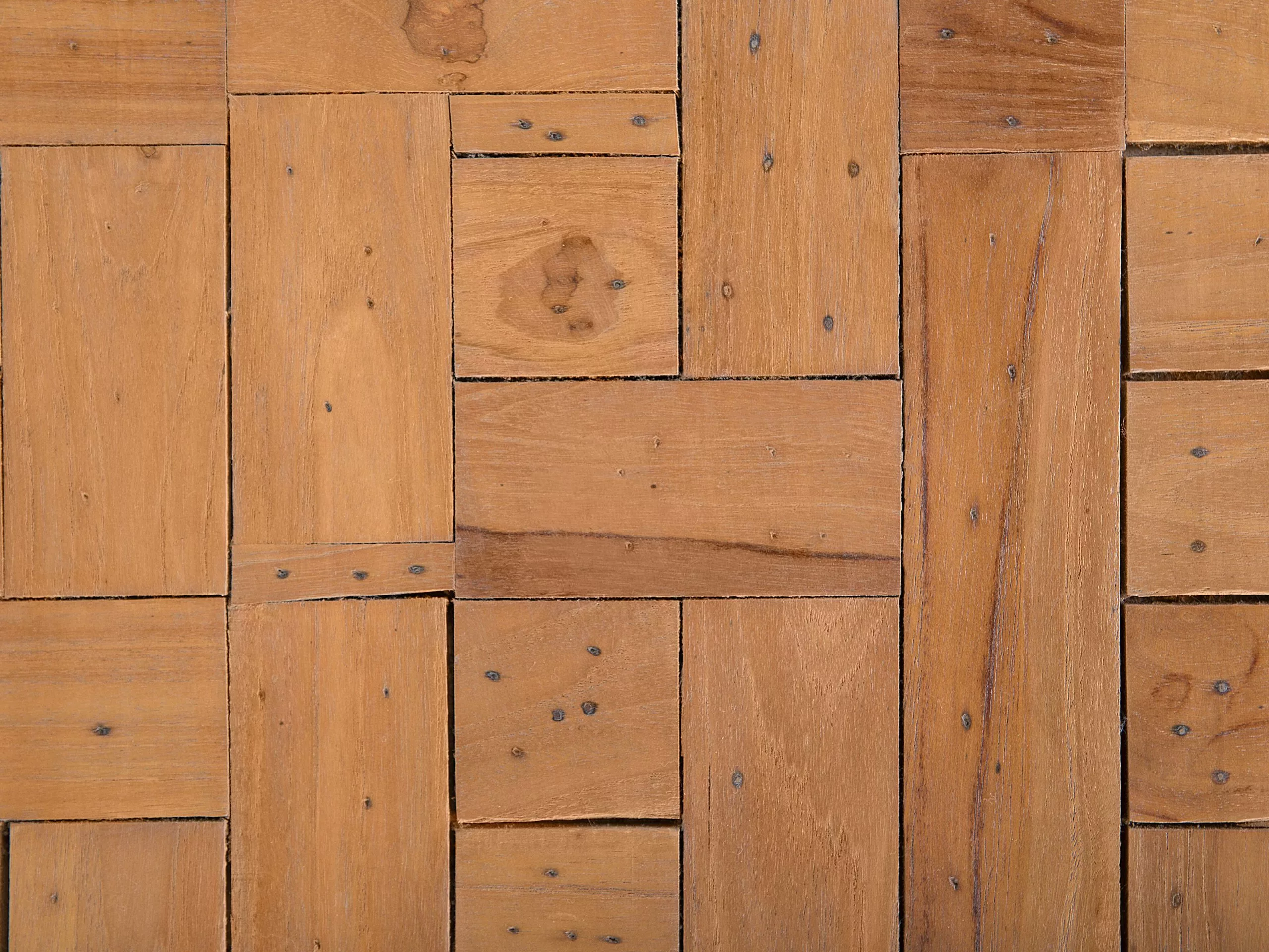 Beliani Mesa De Centro De Madera De Teca Clara 100 X 60 Cm GAMBO II - Imagen 5