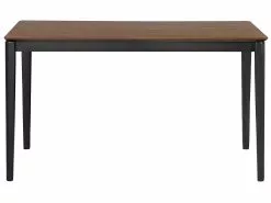 Beliani Mesa De Comedor Madera Oscura/negro 135 X 80 Cm CEDAR 17 Beliani Mesa De Comedor Madera Oscura/negro 135 X 80 Cm CEDAR -Mesas comercio undef src sa picid 744197 type whitesh image
