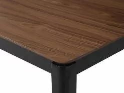Beliani Mesa De Comedor Madera Oscura/negro 135 X 80 Cm CEDAR 19 Beliani Mesa De Comedor Madera Oscura/negro 135 X 80 Cm CEDAR -Mesas comercio undef src sa picid 744198 type whitesh image