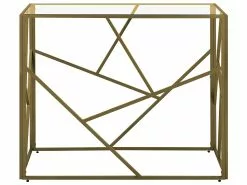 Beliani Consola De Vidrio Dorado 100 X 40 Cm ORLAND 13 Beliani Consola De Vidrio Dorado 100 X 40 Cm ORLAND -Mesas comercio undef src sa picid 744303 type whitesh image