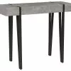 Beliani Consola Gris Claro/negro 100 X 40 Cm ADENA -Mesas comercio undef src sa picid 746979 type whitesh image