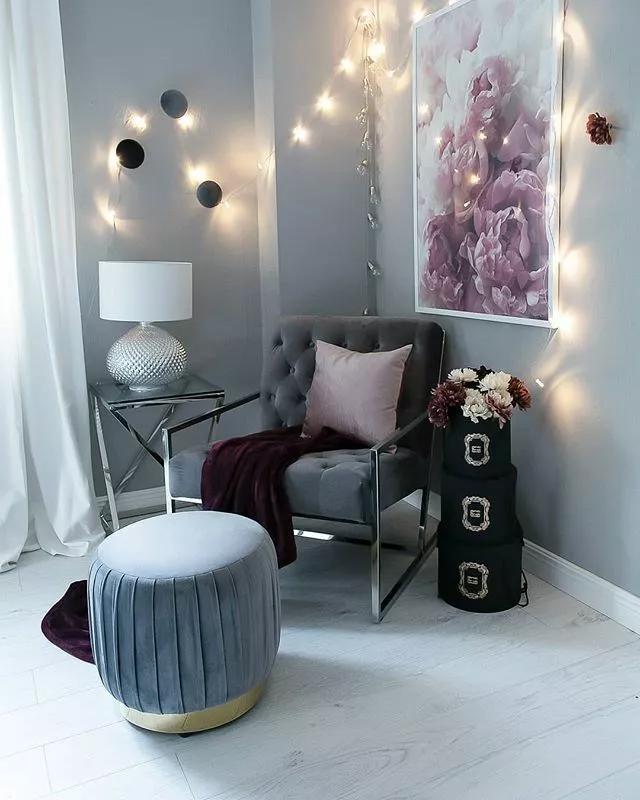 Beliani Mesa Auxiliar De Vidrio Transparente/plateado 40 X 40 Cm BEVERLY - Imagen 3