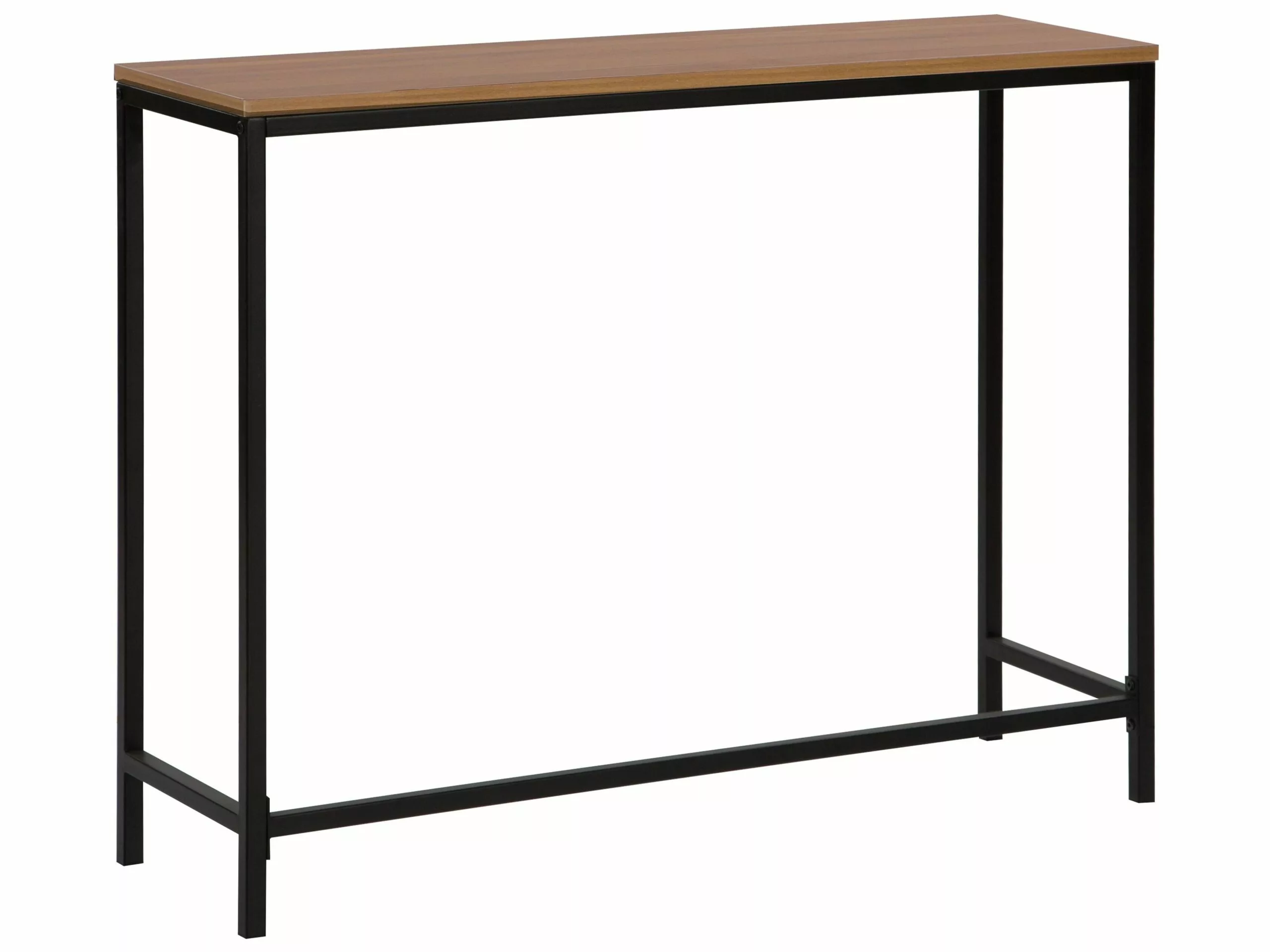 Beliani Consola Madera Oscura/negro 100 X 30 Cm TULIA - Imagen 5