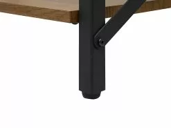 Beliani Mesa De Centro Madera Oscura/negro 100 X 55 Cm CARLIN -Mesas comercio undef src sa picid 757839 type whitesh image