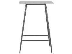 Beliani Mesa De Bar Gris/negro 70 X 70 Cm VELTA -Mesas comercio undef src sa picid 785644 type whitesh image