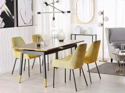 Beliani Mesa De Comedor Extensible Madera Oscura/negro/dorado 160/200 X 90 Cm CALIFORNIA 14 Beliani Mesa De Comedor Extensible Madera Oscura/negro/dorado 160/200 X 90 Cm CALIFORNIA -Mesas comercio undef src sa picid 785974 type whitesh image