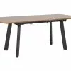 Beliani Mesa De Comedor Extensible Madera Oscura/negro 160/200 X 90 Cm SALVADOR -Mesas comercio undef src sa picid 785993 type whitesh image