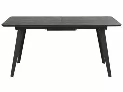 Beliani Mesa De Comedor Extensible Negra 160/200 X 90 Cm IRVINGTON -Mesas comercio undef src sa picid 786006 type whitesh image