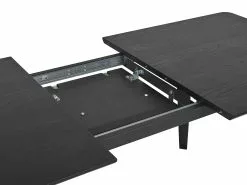 Beliani Mesa De Comedor Extensible Negra 160/200 X 90 Cm IRVINGTON -Mesas comercio undef src sa picid 786008 type whitesh image