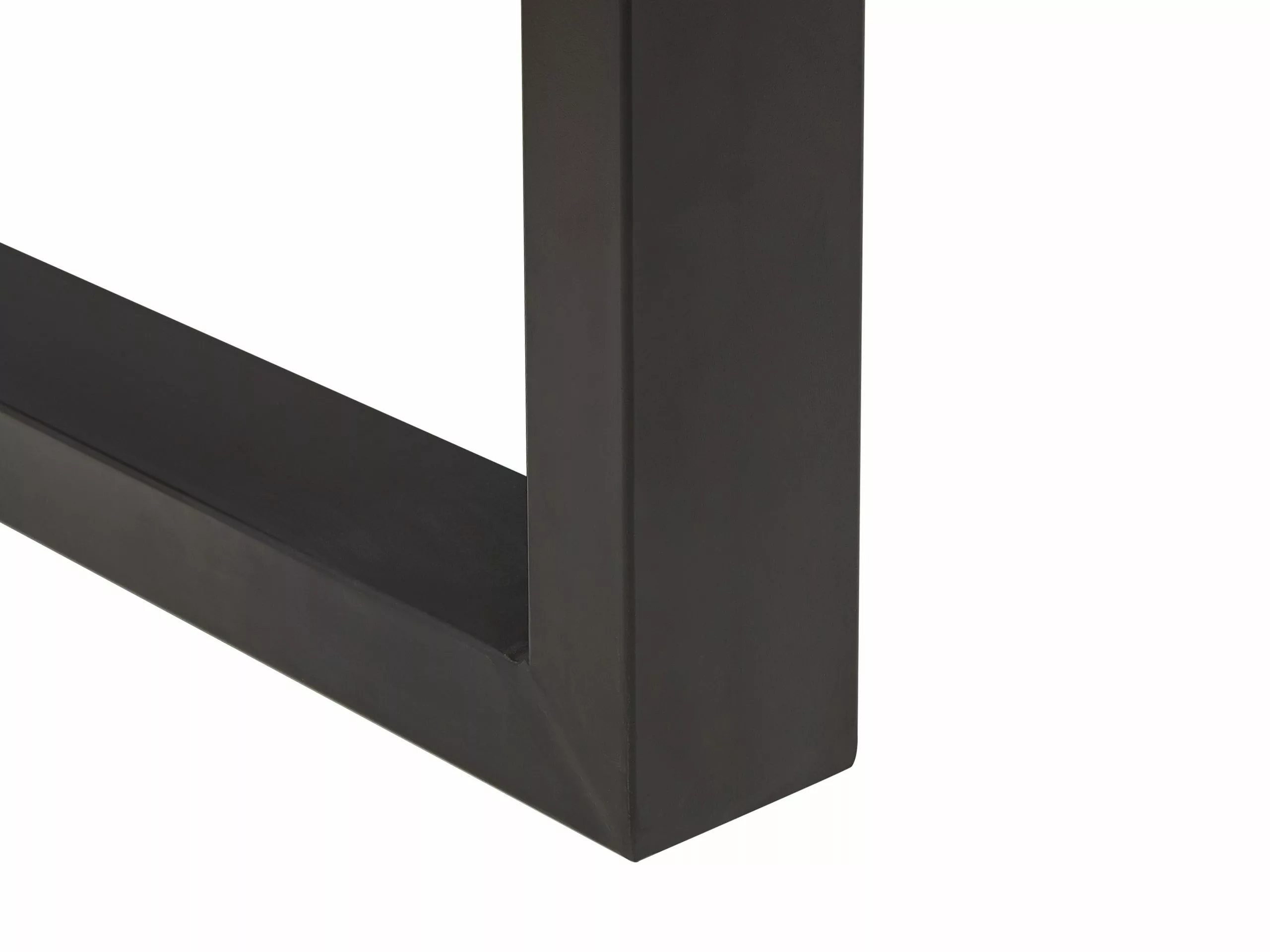 Beliani Mesa De Comedor De Metal/madera De Acacia Clara/negro/azul 160 X 90 Cm RIVIERE - Imagen 10