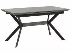 Beliani Mesa De Comedor Extensible Gris Claro/negro 140/180 X 80 Cm BENSON 17 Beliani Mesa De Comedor Extensible Gris Claro/negro 140/180 X 80 Cm BENSON -Mesas comercio undef src sa picid 790578 type whitesh image