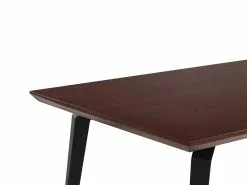 Beliani Mesa De Comedor Madera Oscura/negro 160 X 90 Cm AMARES 12 Beliani Mesa De Comedor Madera Oscura/negro 160 X 90 Cm AMARES -Mesas comercio undef src sa picid 792908 type whitesh image