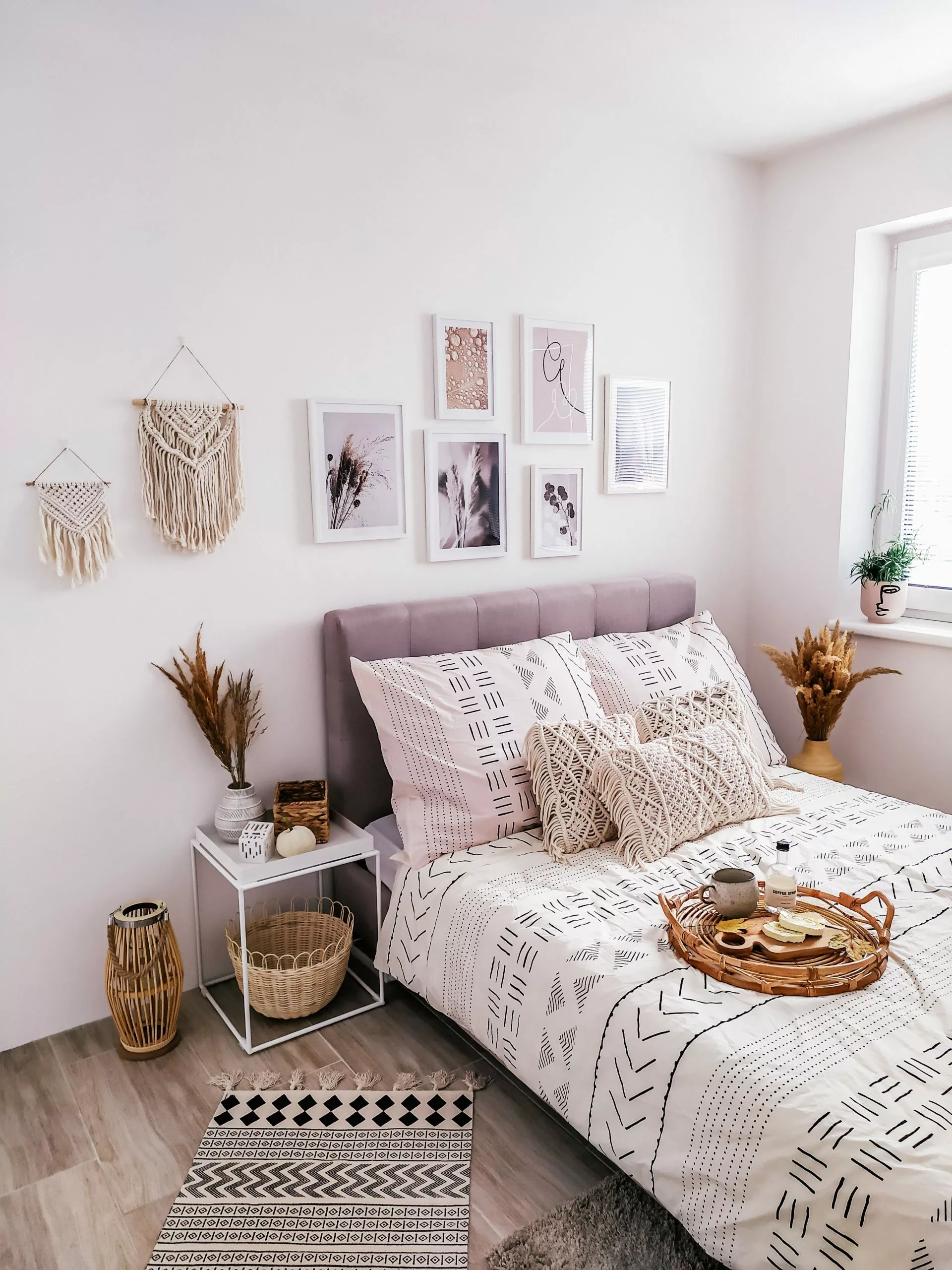 Beliani Mesa Auxiliar De Metal Blanco 38 X 38 Cm SAXON - Imagen 4