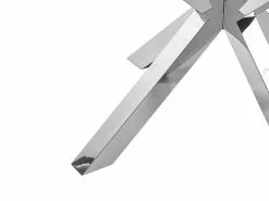 Beliani Mesa De Centro De Vidrio Templado Transparente/plateado 70 X 70 Cm STARLIGHT -Mesas comercio undef src sa picid 798471 type whitesh image