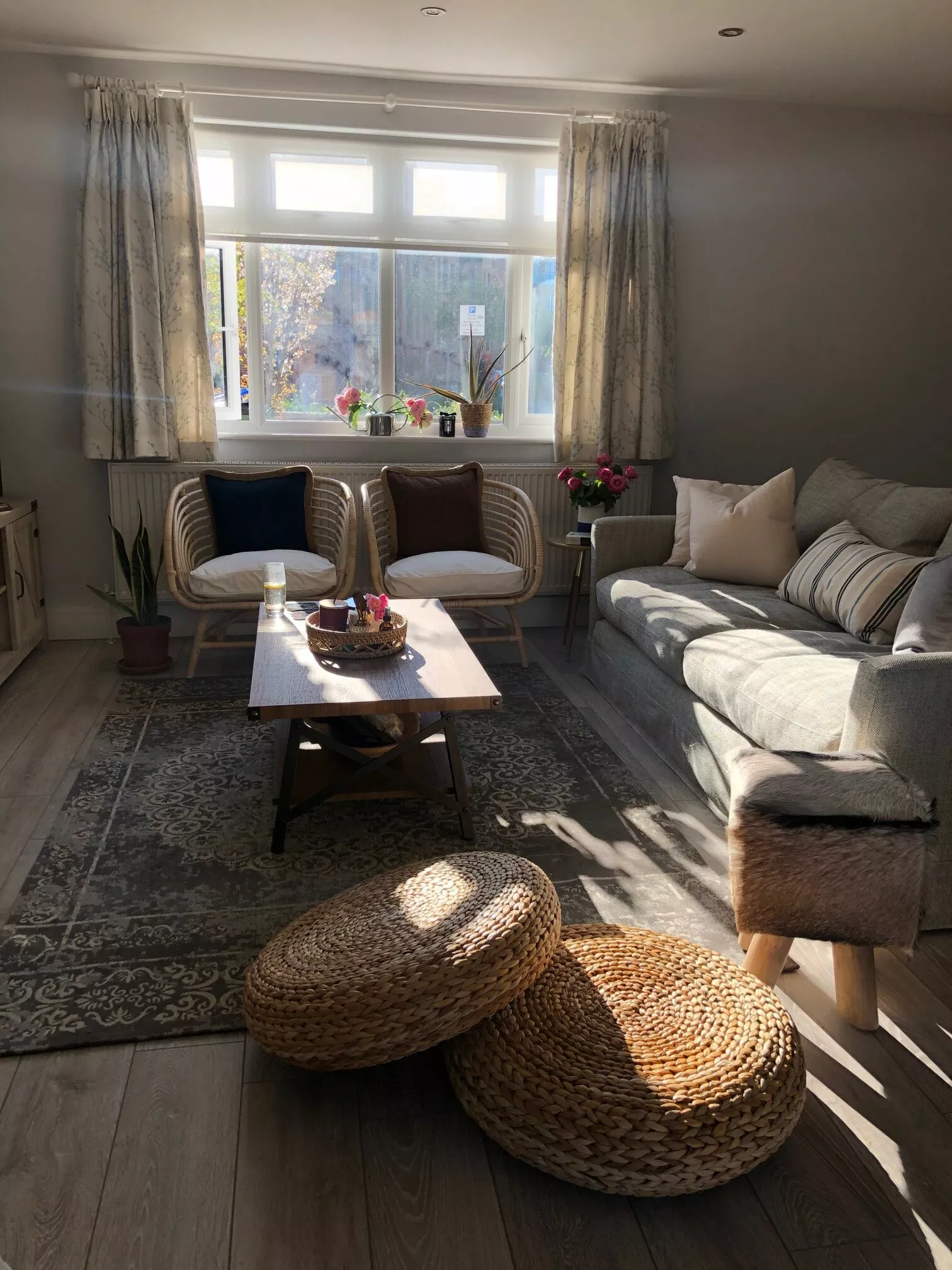 Beliani Mesa De Centro Madera Oscura/negro 100 X 55 Cm CARLIN - Imagen 3