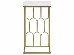 Beliani Mesa Auxiliar De Metal Dorado/blanco 30 X 30 Cm PANDALE -Mesas comercio undef src sa picid 802355 type whitesh image