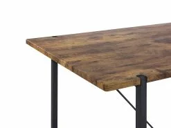Beliani Mesa De Comedor Madera Oscura/negro 160 X 80 Cm SARITAS -Mesas comercio undef src sa picid 820727 type whitesh image