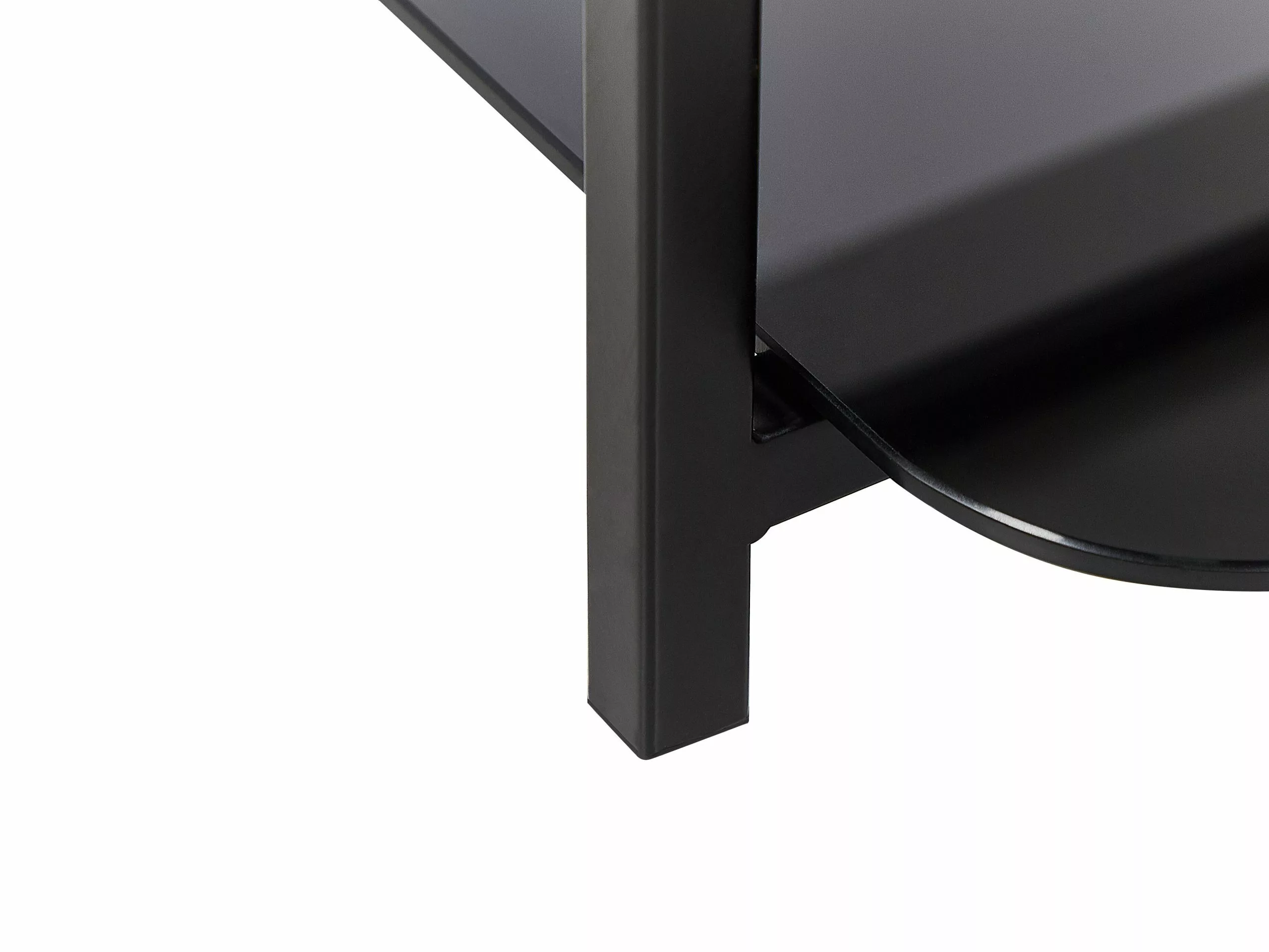 Beliani Mesa De Centro De Vidrio Templado Negro/blanco 77 X 47 Cm GLOSTER 8 Beliani Mesa De Centro De Vidrio Templado Negro/blanco 77 X 47 Cm GLOSTER - Imagen 6