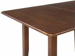 Beliani Mesa De Comedor Extensible De Madera De Caucho Oscura 90/120 X 60 Cm MASELA -Mesas comercio undef src sa picid 826989 type whitesh image