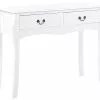 Beliani Consola Blanca 100 X 35 Cm KLAWOCK 2 Beliani Consola Blanca 100 X 35 Cm KLAWOCK -Mesas comercio undef src sa picid 840558 type whitesh image