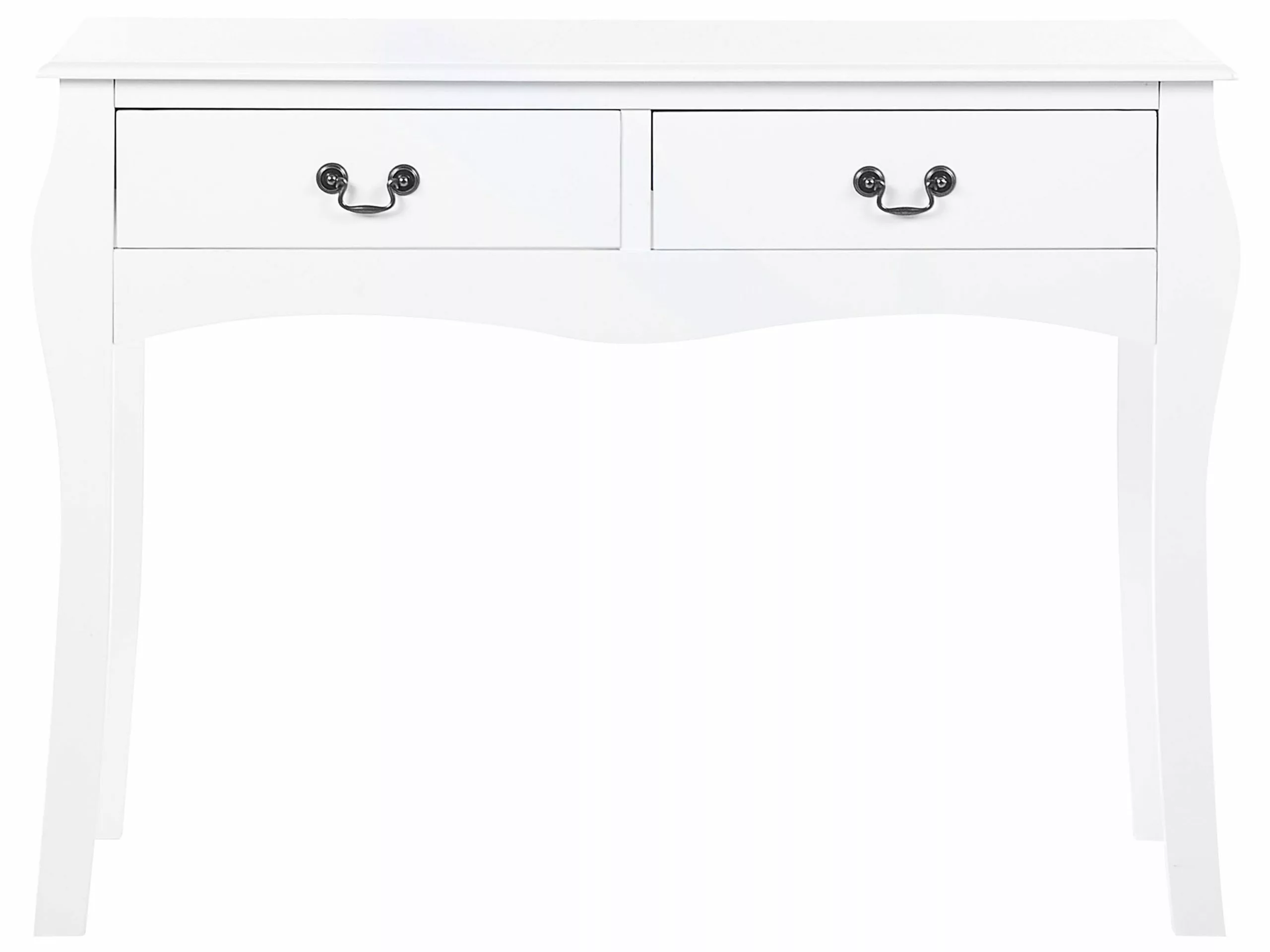 Beliani Consola Blanca 100 X 35 Cm KLAWOCK - Imagen 4