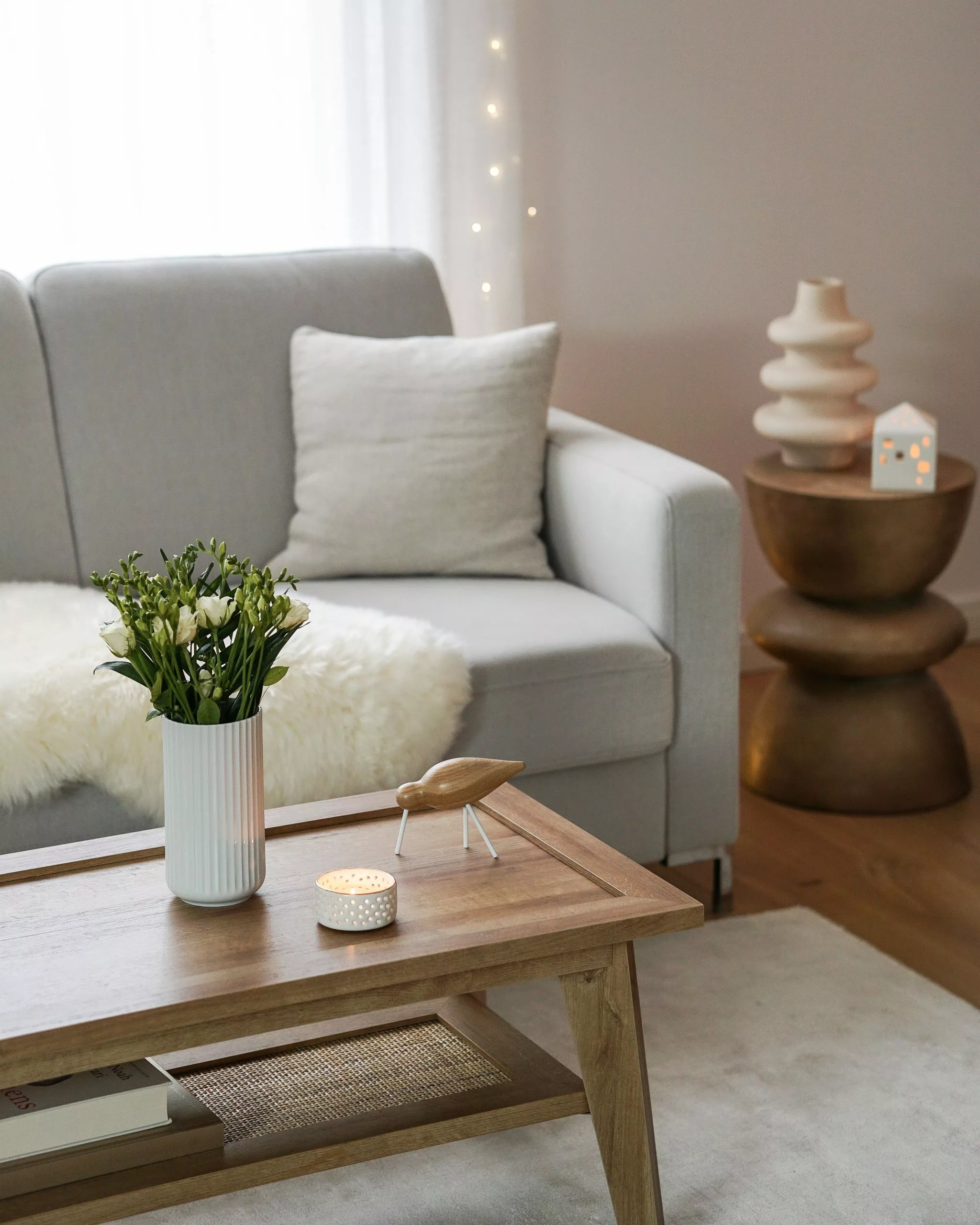 Beliani Mesa De Centro Madera Clara 100 X 50 Cm SIMLA 5 Beliani Mesa De Centro Madera Clara 100 X 50 Cm SIMLA - Imagen 3