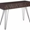 Beliani Consola Madera Oscura/negro 110 X 39 Cm MALSALA -Mesas comercio undef src sa picid 844698 type whitesh image