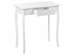 Beliani Consola Blanca 75 X 40 Cm ALBIA -Mesas comercio undef src sa picid 848825 type whitesh image