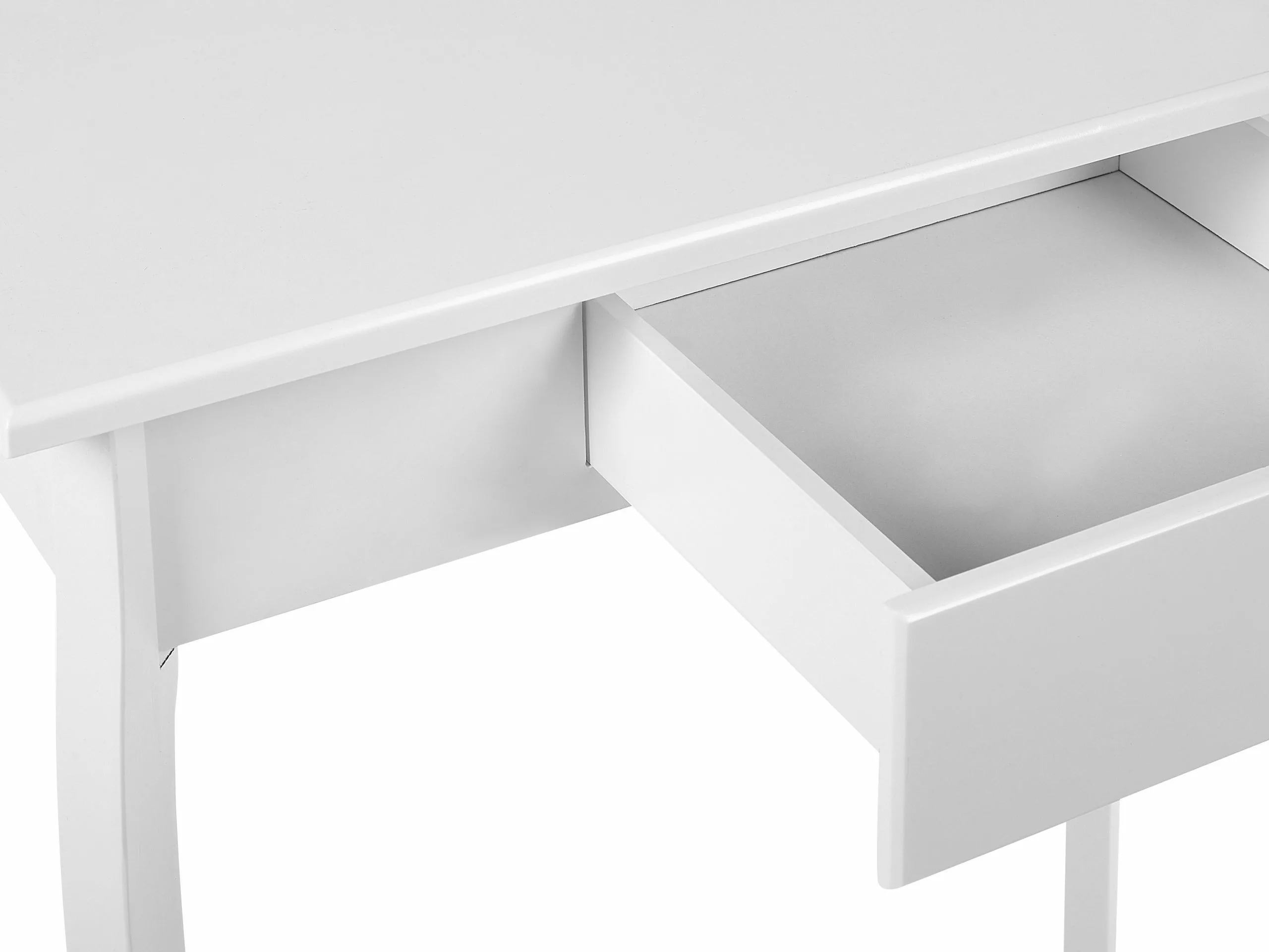 Beliani Consola Blanca 75 X 40 Cm ALBIA - Imagen 8