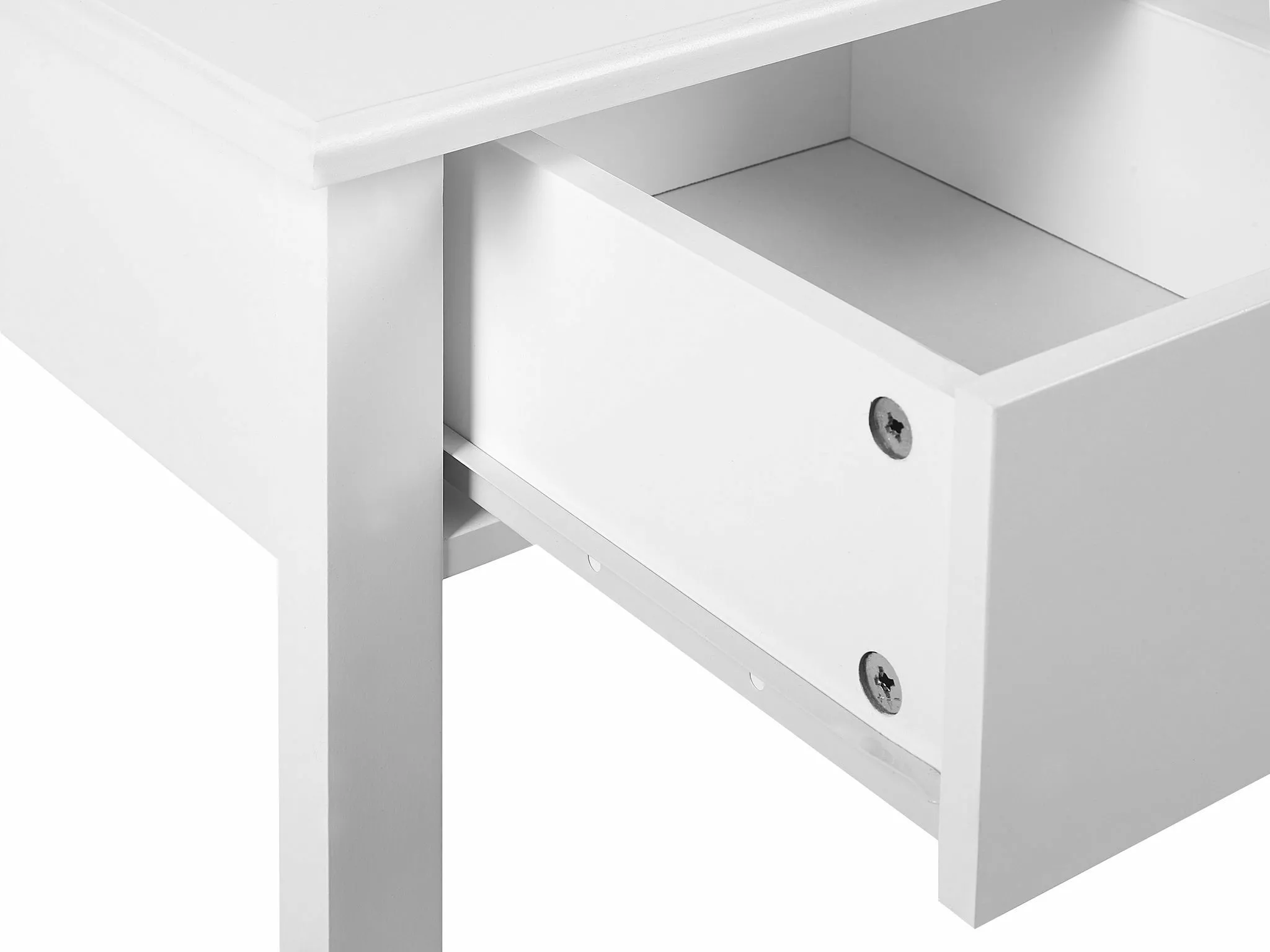 Beliani Consola Blanca 90 X 40 Cm GALVA - Imagen 8