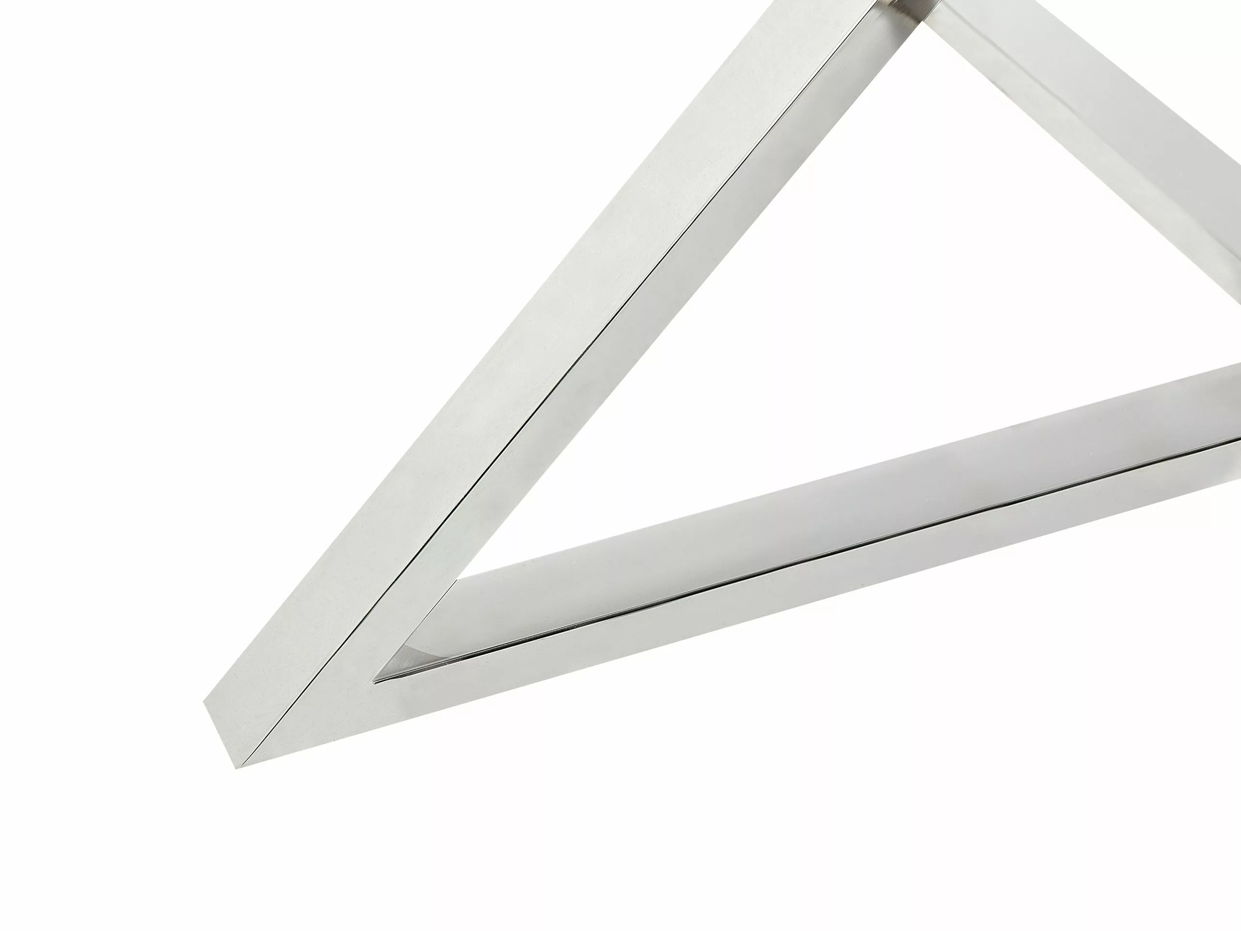 Beliani Mesa De Comedor De Vidrio Templado Transparente/plateado ⌀ 105 Cm BOSCO 6 Beliani Mesa De Comedor De Vidrio Templado Transparente/plateado ⌀ 105 Cm BOSCO - Imagen 4