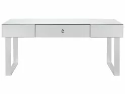 Beliani Mesa De Centro De Vidrio Plateado 110 X 47 Cm NESLE 15 Beliani Mesa De Centro De Vidrio Plateado 110 X 47 Cm NESLE -Mesas comercio undef src sa picid 850836 type whitesh image