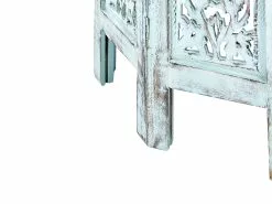 Beliani Mesa Auxiliar De Madera De Mango Azul Claro ⌀ 45 Cm BORAI 11 Beliani Mesa Auxiliar De Madera De Mango Azul Claro ⌀ 45 Cm BORAI -Mesas comercio undef src sa picid 852175 type whitesh image