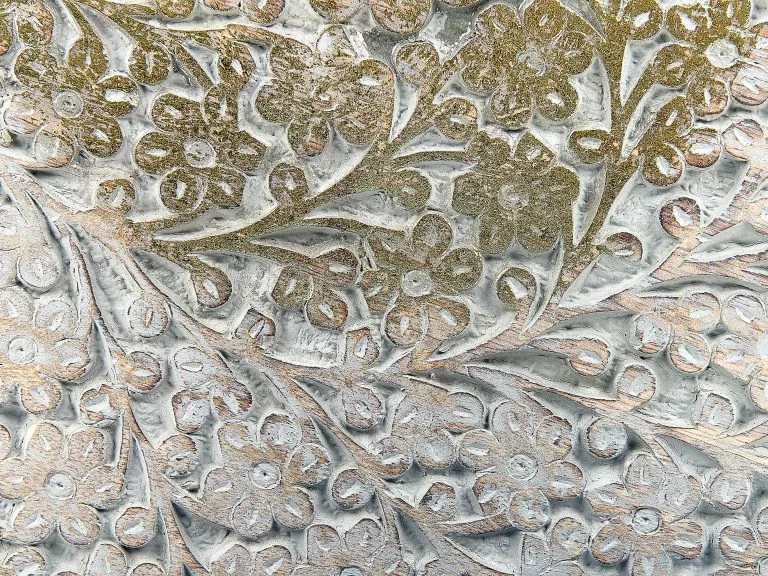 Beliani Mesa Auxiliar De Madera De Mango Gris Claro ø 45 Cm JAGORI 7 Beliani Mesa Auxiliar De Madera De Mango Gris Claro ø 45 Cm JAGORI - Imagen 5