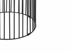 Beliani Mesa Auxiliar De Madera De Mango Clara/negro ⌀ 36 Cm WILLS -Mesas comercio undef src sa picid 853813 type whitesh image