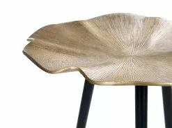 Beliani Mesa Auxiliar De Metal Dorado/negro 37 Cm PUDUR -Mesas comercio undef src sa picid 853858 type whitesh image